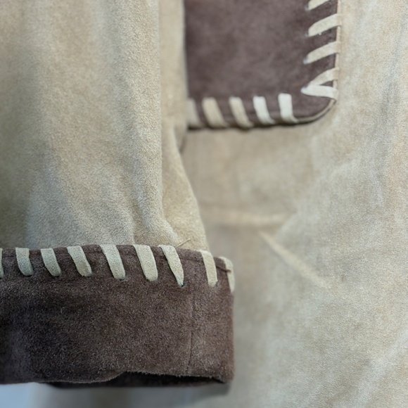Saguaro West fawn suede trench coat NWT sz small - Picture 5 of 5